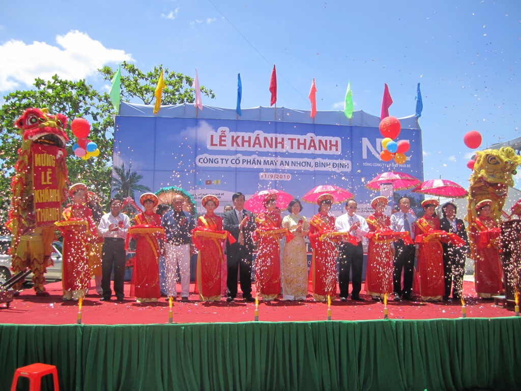 Lễ Khánh Thành Công Ty Cổ Phần May An Nhơn