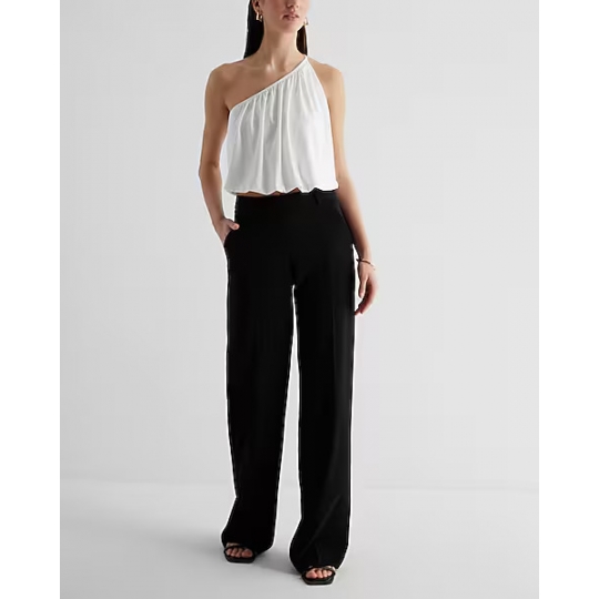 Skimming One Shoulder Draped Tank